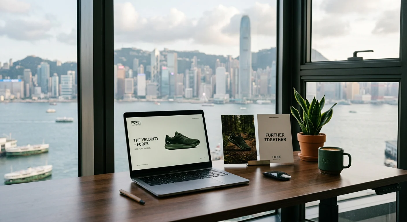 香港海港景觀創作工作桌概念示意